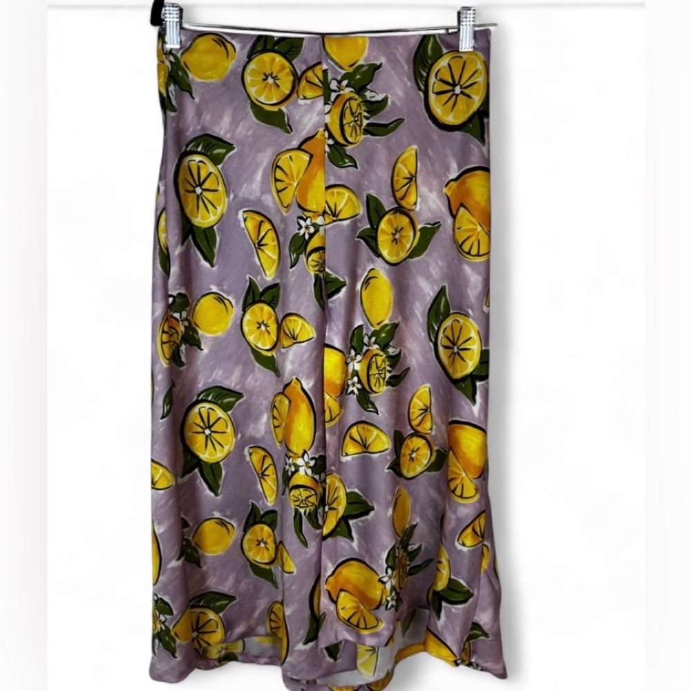 ‼️SALE‼️Zara Lemon Print Midi Skirt